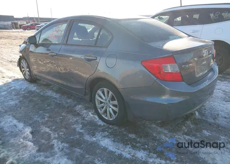 2012 Honda Civic Ex-L from USA, damaged, VIN 2HGFB2F98CH307634